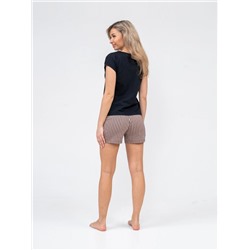 Костюм женский Текс-Плюс, цвет бежевый черный