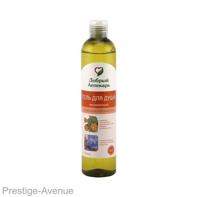 Гель для душа Добрый Аптекарь витаминный  Морошка и Белый лён 335ml