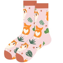 Носки р.35-40 "Cute Animals" Корги