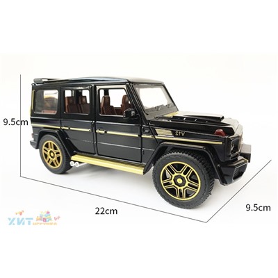 Модель Mercedes-Benz 1:24 (металл, свет, звук, поворотная передняя ось) без индивидуальной упаковки в ассортименте CZ118A, CZ118 / CZ118AD