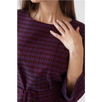 Ivera 784-1 красный, черный, фиолетовый, Брюки,  Блуза