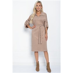 Платье Нежность осени (кофе с молоком) П11270
