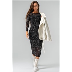 Женское платье сетка миди Happyfox