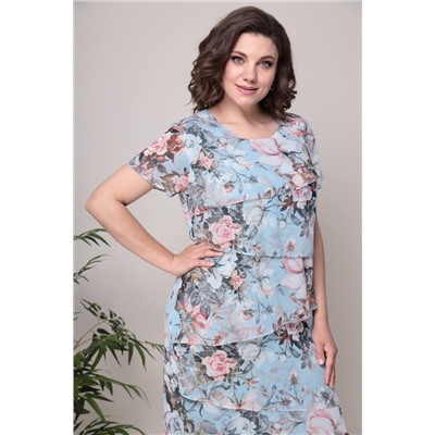 Moda Versal П2327 светло-голубой, Платье