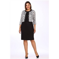 Lady Style Classic 552/1 черный_с_серым, Платье