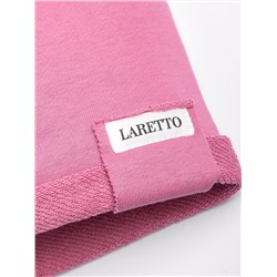 Шапка детская, нашивка LARETTO, лавандово-розовый