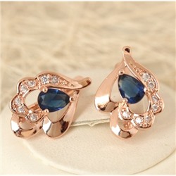 Серьги позолота  H01-12260