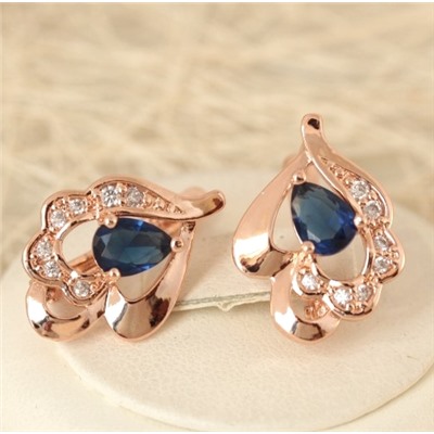 Серьги позолота  H01-12260