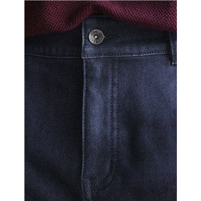 Джинсы утепленные прямые из эластичного денима с мягким флисом