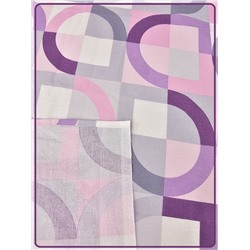 Простыня Ивановская бязь Диалог вид 9/2 розовый