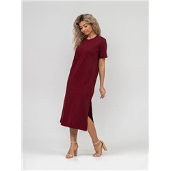 Платье женское Текс-Плюс, цвет бордовый