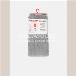 CONTE-KIDS КОЛГОТКИ ОДНОТОННЫЕ ДЛЯ ШКОЛЫ СВЕТЛО-СЕРОГО ЦВЕТА ИЗ КАЧЕСТВЕННОГО СЫРЬЯ ХЛОПОК 72% РИСУНОК МАЛЮНОК 566