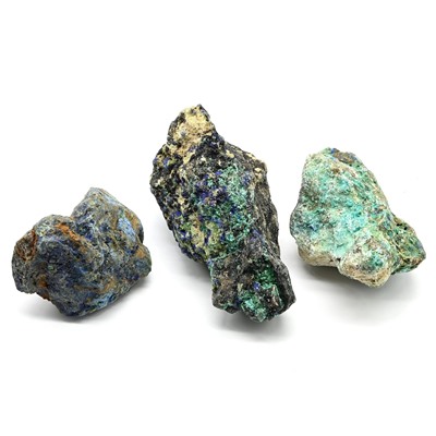 Азурмалахит камень 50*37*32мм, 60-69г