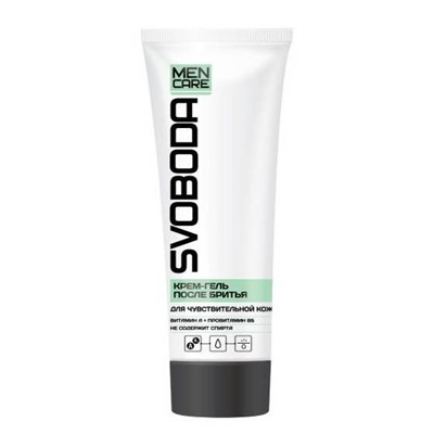 SVOBODA MEN Крем-гель после бритья д/чувствит.кожи 76г