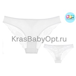 Трусы женские с кружевной вставкой