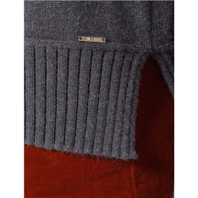 Базовый джемпер из мягкой пряжи с кашемиром с разрезами по бокам