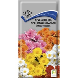 Хризантема смесь окрасок крупноцветковая (мн) (П)
