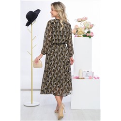 Платье "Леди Шик" (беж) П5478