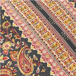 PUNJABI KUDI Long Kurti Suit - Купон для пошива костюма, цвет СЕРЫЙ (отрез ткани для пошива Длинной туники (курты), штанов и накидки), Shiv Gori, 1 шт.