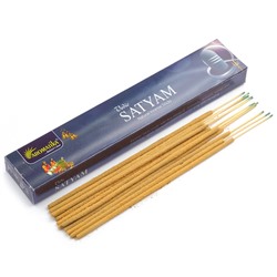 Vedic SATYAM Natural Incense Sticks, Aromatika (Ведик САТЬЯМ натуральные ароматические палочки, Ароматика), 15 г.