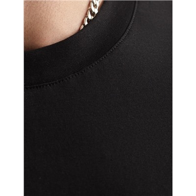 Свободная футболка из премиального хлопка с эластаном