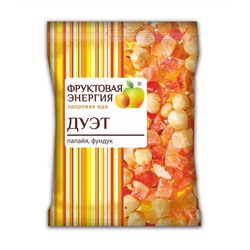 Белое дерево. Смесь фруктово-ореховая "ДУЭТ" фундук и цукаты папайи,  45г