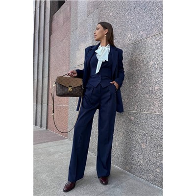 Continental Fashion 0210-06 синий, Брюки,  Жакет,  Жилет