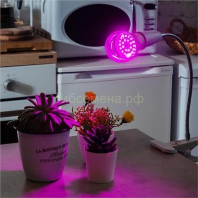 Фитолампа Uniel LED-A60-15W/SPSB/E27/CL св-диод. фиол