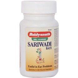 SARIWADI BATI, Baidyanath (САРИВАДИ БАТИ, при проблемах со слухом, Бадьянатх), 80 таб.