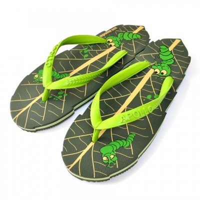 Сланцы женские "Apollo"  (Гусеница) green