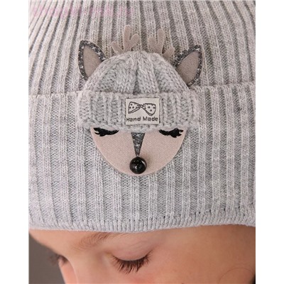 07-22-H Комплект для девочки флис (шапка+снуд) (50-52)