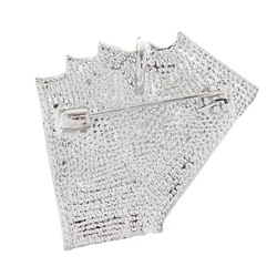 Брошь-подвеска «Карточная партия» (серебро)