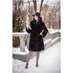 Мехофф Лада105.222-321 горький_шоколад, Пальто