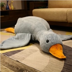 Мягкая игрушка подушка Гусь 90 см gys90, gys90-white, gys90-grey