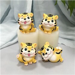 Силиконовый молд 3D «Тигренок 1»