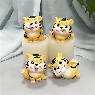 Силиконовый молд 3D «Тигренок 1»