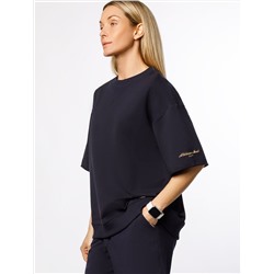 Футболка из тонкого премиального футера с эластаном