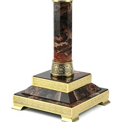 Светильник настольный из яшмы "Люкс" 270*270*485мм
