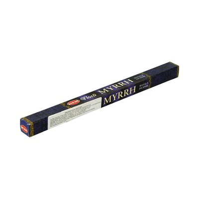 Hem Flora Masala Incense Sticks MYRRH (Масала благовония МИРРА, Хем), уп. 8 палочек.