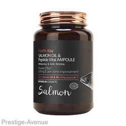 Многофункциональная ампульная сыворотка с маслом лосося и пептидами FarmStay Salmon Oil &peptide Vital Ampoule