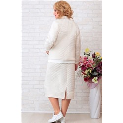 Aira Style 837 молоко, Юбка,  Жакет