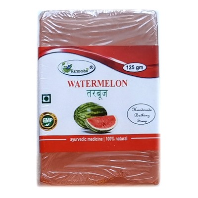 WATERMELON Handmade Bathing Soap, Karmeshu (АРБУЗ мыло ручной работы, Кармешу), 125 г.