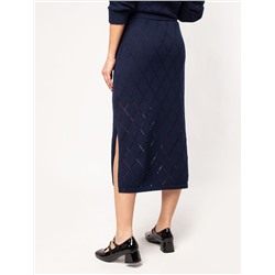 Вязаная юбка на подкладке