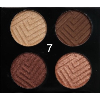 Тени O.TWO.O 4 Colours Eyeshadow арт.6053