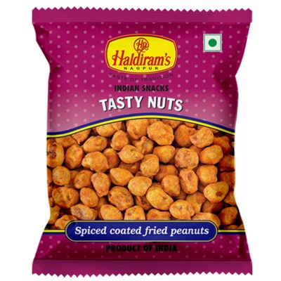 TASTY NUTS, Haldirams (Снэк ВКУСНЫЕ ОРЕШКИ, Халдирамс), 200 г.