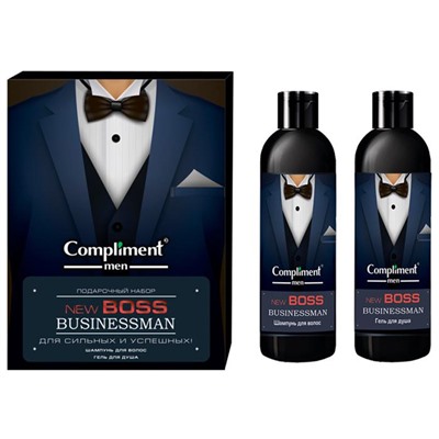 НАБОР муж.  COMPLIMENT Boss businessman №1771 (шамп.250мл + гель д/душа 250мл)