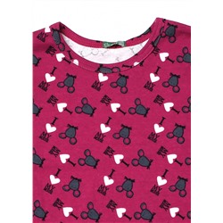 CLE пижама дев. 761881ин 52-64, малиновый/св.розовый