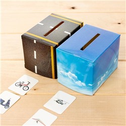 Обучающий набор «Сортер-копилка: весёлый транспорт», по методике Монтессори