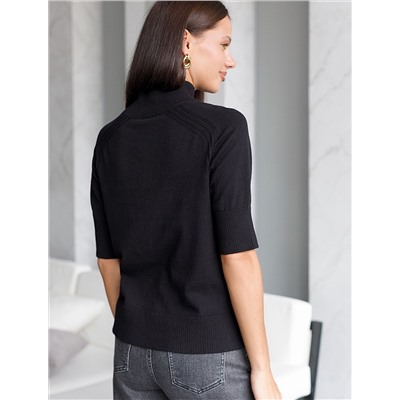 Джемпер тонкой вязки из хлопка с кашемиром