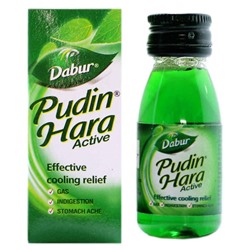 PUDIN HARA Active, Dabur (Капли ПУДИН ХАРА Эктив, Дабур), 30 мл.